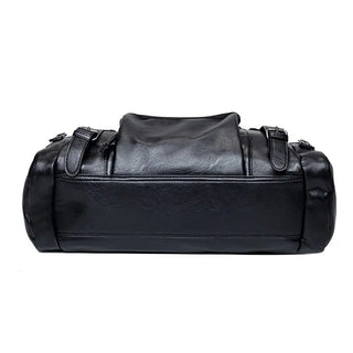 Luxury Style Mens Leather Travel Bag PU Handbags Male Travel Duffel Bags Tote High Quality Men Business Messenger Shoulder Bag ALODIA STORE