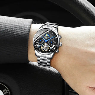 HAIQIN men's/mens watches top brand luxury automatic/mechanical/luxury watch men sport wristwatch mens reloj hombre tourbillon ALODIA STORE