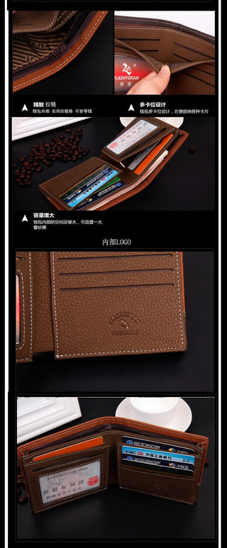 Portomonee For Men Wallet Purse Male Money Bag Walet Small ALODIA STORE