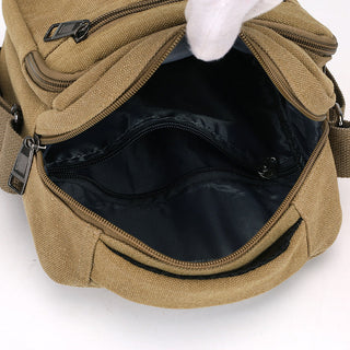 Men's Fashion Travel Cool Canvas Men Messenger Crossbody Bags Bolsa Feminina Shoulder Bags Pack School Bags for Teenager ALODIA STORE