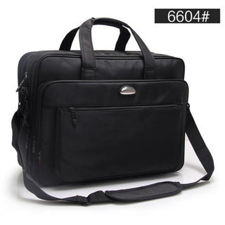 Large Capacity Business Men 17 Inches Briefcases Black Bags Men's Waterproof Computer Laptop Briefcase Male Travel Shoulder Bag ALODIA STORE