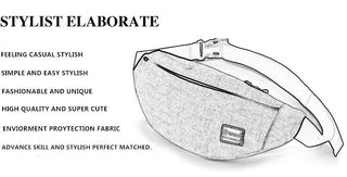 TINYAT New Men Casual Waist Pack Bag Brand Canvas Shoulder Fanny Packs Women Belt Bag Pouch For Money Phone Black Bum Hip Bag ALODIA STORE