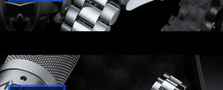 SINOBI Men's Sports Watch Luxury Male Stainless Steel Chronograph Quartz Watches Military Wrist Watch Gift for Men Reloj Saat ALODIA STORE