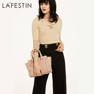 LA FESTIN Famous Handbag Women Designer 2022 New Fashion Trapeze Shoulder Luxury Totes Bags Multifunction Brands Bolsa Crossbody ALODIA STORE