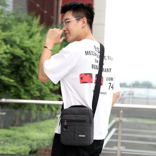 Men's Fashion Travel Cool Canvas Men Messenger Crossbody Bags Bolsa Feminina Shoulder Bags Pack School Bags for Teenager ALODIA STORE