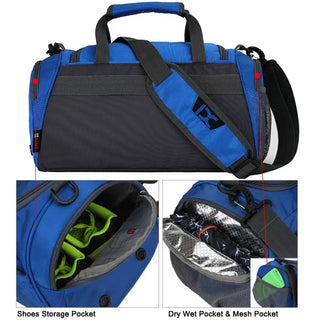 Scione Outdoor Nylon Sports Bag Large Capacity For Fitness Yoga Handbag Portable Travel Training Gym Shoulder Bags For Men Women ALODIA STORE