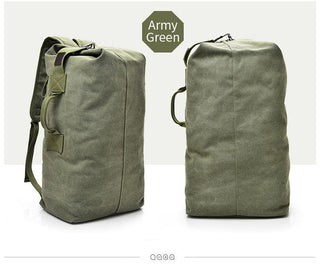 Large Man Travel Bag Mountaineering Backpack Male Luggage Canvas Bucket Shoulder Army Bags For Boys Men Backpacks mochilas XA88C ALODIA STORE