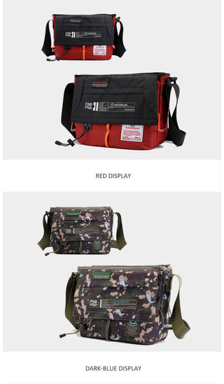 Brand Satchel Bags Mens Travel Waterproof Nylon Single Shoulder Bag Crossbody Bag Messenger Bag for Men Casual Bag XA204ZC ALODIA STORE