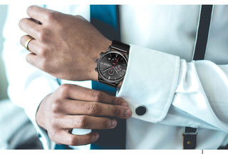 MEGIR Watch Men Stainless Steel Quartz Men Watches Chronograph Watch Clock Men Relogio Masculino for Male Students Relogios ALODIA STORE
