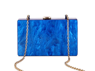 Gnirue New Wallet Fashion Women Messenger Bags Elegant Pearl Acrylic Clutch Vintage Woman Party Pure White Shoulder Evening bag ALODIA STORE
