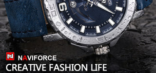 NAVIFORCE Men's Fashion Business Quartz Wristwatches Creative Sports Watches Men Luxury Brand Watch Clock Male Relogio Masculino ALODIA STORE