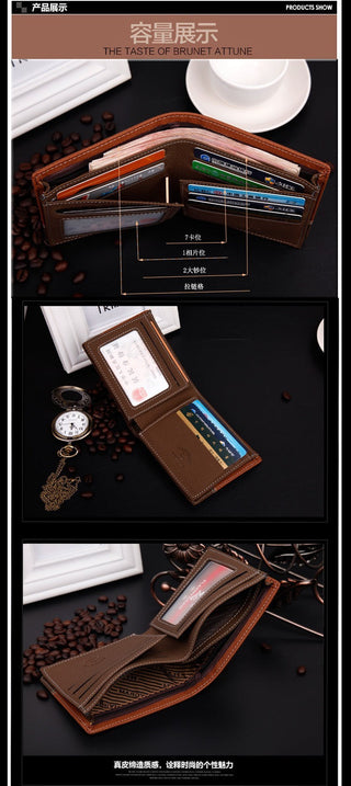 Portomonee For Men Wallet Purse Male Money Bag Walet Small ALODIA STORE