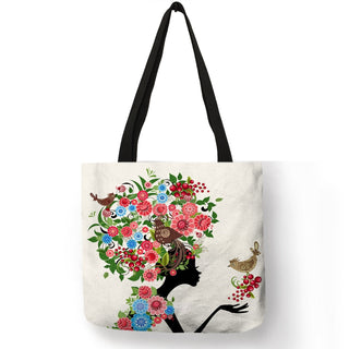Romantic Pattern Sac Feminin Women Totes Flowered ALODIA STORE