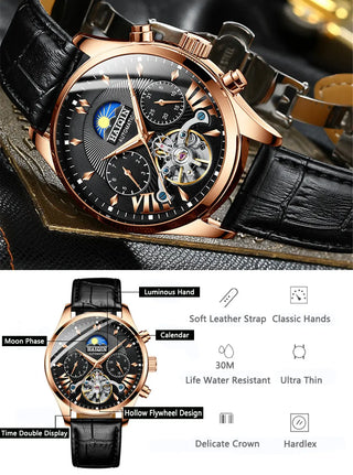 HAIQIN men's/mens watches top brand luxury automatic/mechanical/luxury watch men sport wristwatch mens reloj hombre tourbillon ALODIA STORE