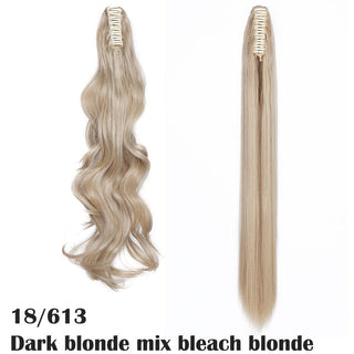 HAIRRO Claw Clip On Ponytail Hair Extension Synthetic Ponytail Extension Hair For Women Pony Tail Hairpiece Curly Style ALODIA STORE