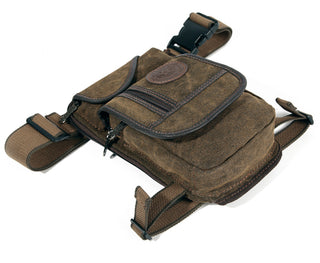 High Quality Men's Canvas Drop Leg Bag Military Motorcycle Multi-purpose Messenger Shoulder Bags Belt Hip Bum Waist Fanny Pack ALODIA STORE