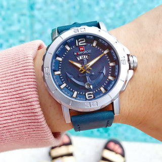 NAVIFORCE Men's Fashion Business Quartz Wristwatches Creative Sports Watches Men Luxury Brand Watch Clock Male Relogio Masculino ALODIA STORE