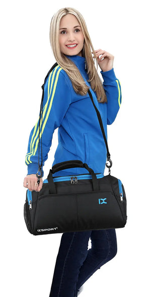 Scione Outdoor Nylon Sports Bag Large Capacity For Fitness Yoga Handbag Portable Travel Training Gym Shoulder Bags For Men Women ALODIA STORE