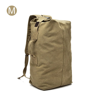 Large Man Travel Bag Mountaineering Backpack Male Luggage Canvas Bucket Shoulder Army Bags For Boys Men Backpacks mochilas XA88C ALODIA STORE