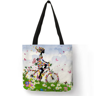 Romantic Pattern Sac Feminin Women Totes Flowered ALODIA STORE