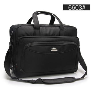 Large Capacity Business Men 17 Inches Briefcases Black Bags Men's Waterproof Computer Laptop Briefcase Male Travel Shoulder Bag ALODIA STORE