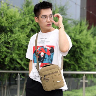 Men's Fashion Travel Cool Canvas Men Messenger Crossbody Bags Bolsa Feminina Shoulder Bags Pack School Bags for Teenager ALODIA STORE
