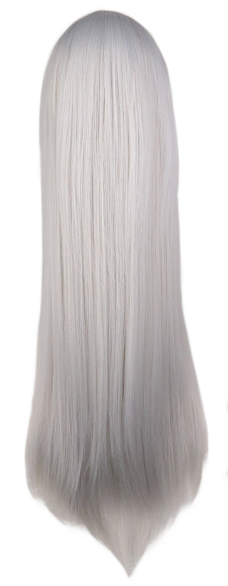 QQXCAIW Long Straight Cosplay Wig Black Purple Pink Blue Sliver Gray Blonde White Orange Brown Synthetic Hair Wigs ALODIA STORE