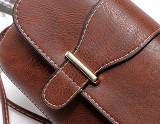 REPRCLA New Arrivals Women Bags Small Vintage Shoulder Bag Pu Leather Women Messenger Bags Crossbody Designer Ladies Bag ALODIA STORE