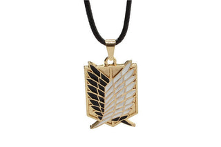 Metal Anime attack on the wings of freedom titanium necklace Shingeki no Kyojin cosplay necklace necklace necklace survey ALODIA STORE