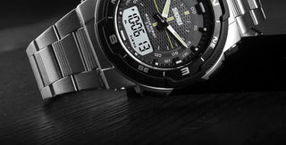 SKMEI Watch Men's Watch Fashion Sport Watches Stainless Steel Strap Mens Watches Stopwatch Chronograph Waterproof Wristwatch Men ALODIA STORE