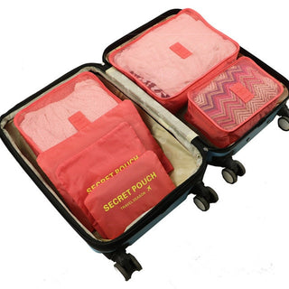 RUPUTIN 6Pcs/set Baggage Travel Organizer Bags waterproof ALODIA STORE