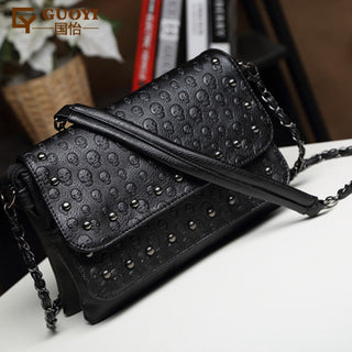JIEROTYX England Style Skull Women Crossbody bag ALODIA STORE