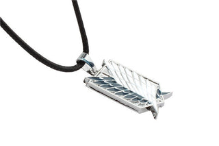 Metal Anime attack on the wings of freedom titanium necklace Shingeki no Kyojin cosplay necklace necklace necklace survey ALODIA STORE