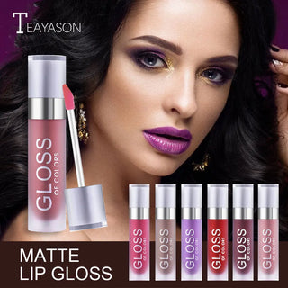 Long Lasting Matte Sexy Liquid Lip Gloss Lipsick Waterproof Cosmetic Beauty Makeup Tools ALODIA STORE