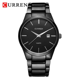 CURREN Top Brand Luxury Fashion Simple Men Watches Slim Steel Strap Waterproof Watch for Man Quartz Business Watch Clock 8106 ALODIA STORE