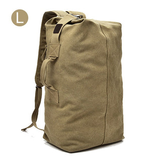 Large Man Travel Bag Mountaineering Backpack Male Luggage Canvas Bucket Shoulder Army Bags For Boys Men Backpacks mochilas XA88C ALODIA STORE