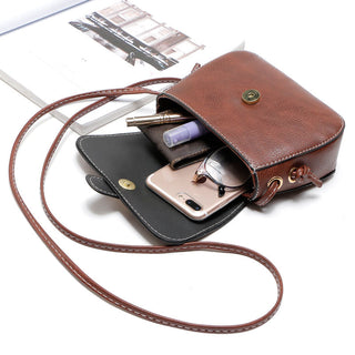 REPRCLA New Arrivals Women Bags Small Vintage Shoulder Bag Pu Leather Women Messenger Bags Crossbody Designer Ladies Bag ALODIA STORE