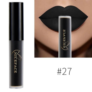 NICEFACE Lip Gloss Nude Matte Liquid Lipstick Lipgloss Waterproof Lip - Alodia Store