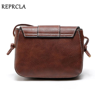 REPRCLA New Arrivals Women Bags Small Vintage Shoulder Bag Pu Leather Women Messenger Bags Crossbody Designer Ladies Bag ALODIA STORE
