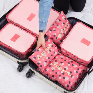 RUPUTIN 6Pcs/set Baggage Travel Organizer Bags waterproof ALODIA STORE