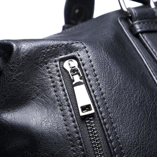 Fashion Men's Travel Bags Luggage Waterproof Suitcase Duffel Bag Big Large Capacity Bags Casual High-Capacity PU Leather Handbag ALODIA STORE