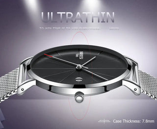 NIBOSI Ultra Thin Fashion Men Watch Top Luxury Brand Business Quartz Watches Waterproof Sports Watch Men Clock Relogio Masculino ALODIA STORE