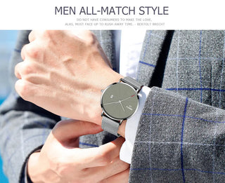 NIBOSI Ultra Thin Fashion Men Watch Top Luxury Brand Business Quartz Watches Waterproof Sports Watch Men Clock Relogio Masculino ALODIA STORE