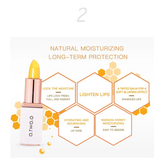 O.TWO.O Lip Balm Temperate Changing Lipstick Long Lasting Hygienic Moisturizing Lipstick Anti Aging Makeup Pink Lip Care ALODIA STORE