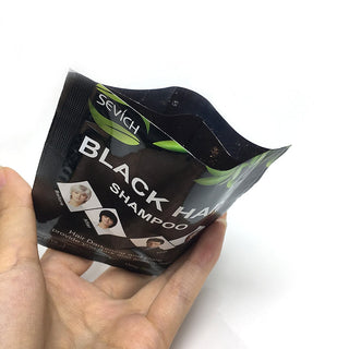 Sevich 10 pcs/lot Instant Black Hair Shampoo Make Grey and White Hair Darkening Shinny in 5 minutes ALODIA STORE