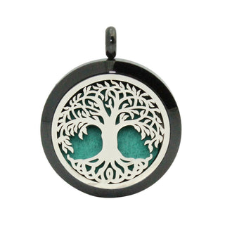 UBELIEVE 30MM Perfume Diffuser Necklace Pendant  Aromatherapy Locket Jewelry Essential Oil Locket Necklace For Women ALODIA STORE