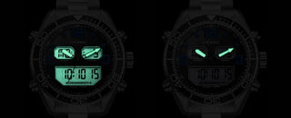 SINOBI Men's Sports Watch Luxury Male Stainless Steel Chronograph Quartz Watches Military Wrist Watch Gift for Men Reloj Saat ALODIA STORE