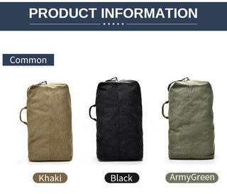 Large Man Travel Bag Mountaineering Backpack Male Luggage Canvas Bucket Shoulder Army Bags For Boys Men Backpacks mochilas XA88C ALODIA STORE