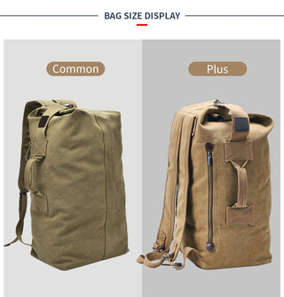 Large Man Travel Bag Mountaineering Backpack Male Luggage Canvas Bucket Shoulder Army Bags For Boys Men Backpacks mochilas XA88C ALODIA STORE