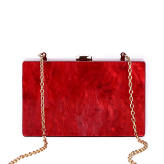 Gnirue New Wallet Fashion Women Messenger Bags Elegant Pearl Acrylic Clutch Vintage Woman Party Pure White Shoulder Evening bag ALODIA STORE